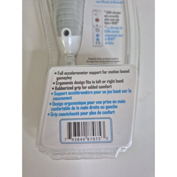 Nyko Kama Wired Nunchuck Controller for Wii #87075-A50  4ft- White - NEW/SEALED - Picture 2 of 7